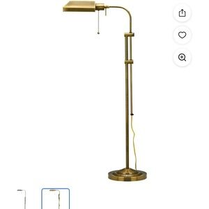 Pharmacy light vintage brass finish .